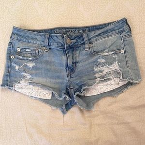 American Eagle Mini Denim Shorts